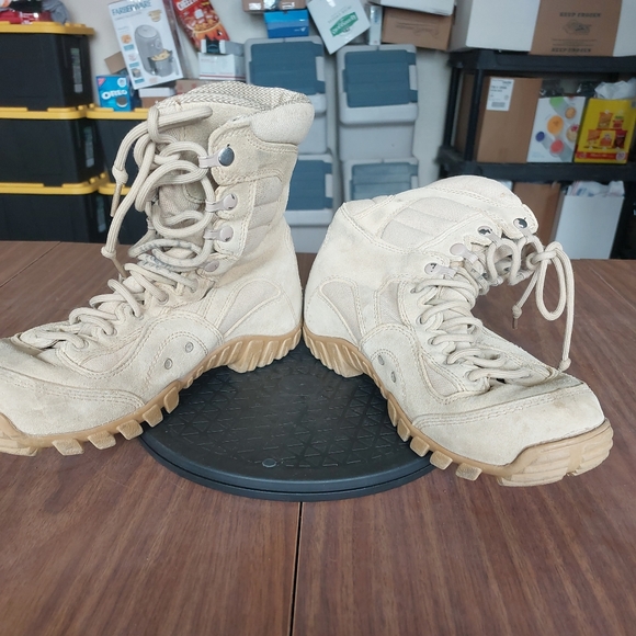 Vibram Leather Upper TR 360 Tactical Research Boots Size 8W Hot Weather Adapt - Picture 7 of 12